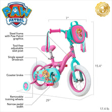 Load image into Gallery viewer, 12in. Paw Patrol Skye Girls Kids Bike, Ages 2 to 4, Pink