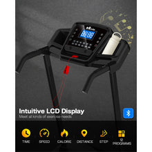 Load image into Gallery viewer, 3.5HP 330 lb Weight Foldable Electric Running Walking Machine with Bluetooth/APP for Home, Fitness Jogging Exercise, Easy Installation and Space Saver for Home Office Gym